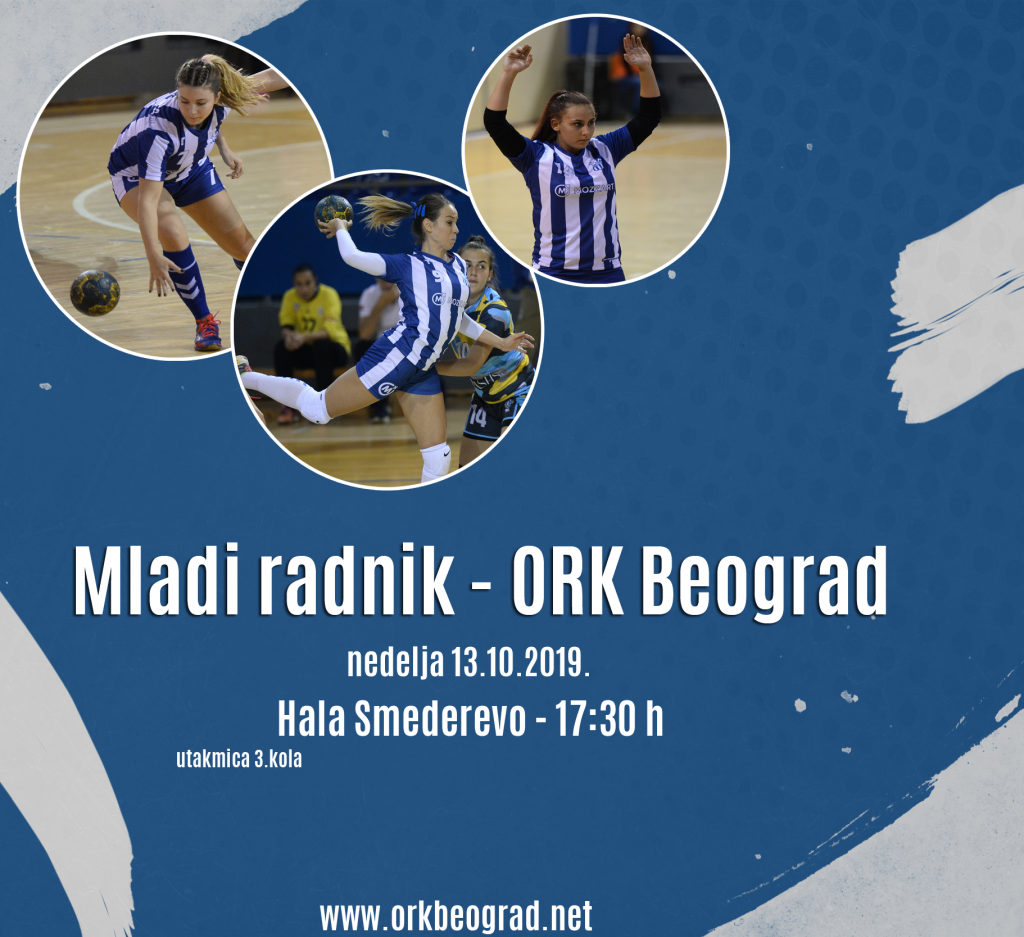 ORK Beograd gostuje u Smederevu. Nedelja 13.10.